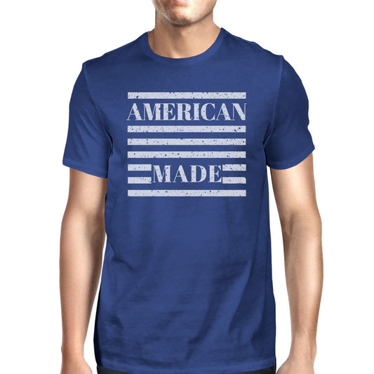 American Made Mens Unique Independence Day Design T-Shirt for Men