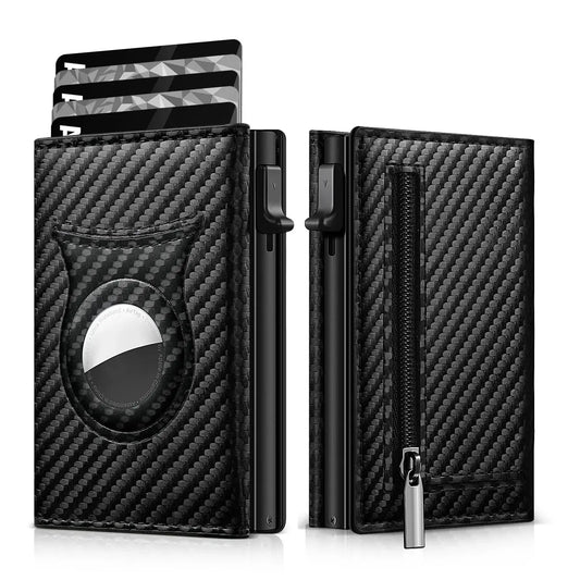 Men's Carbon Fiber Magnetic Card Holder - Variety Products Market